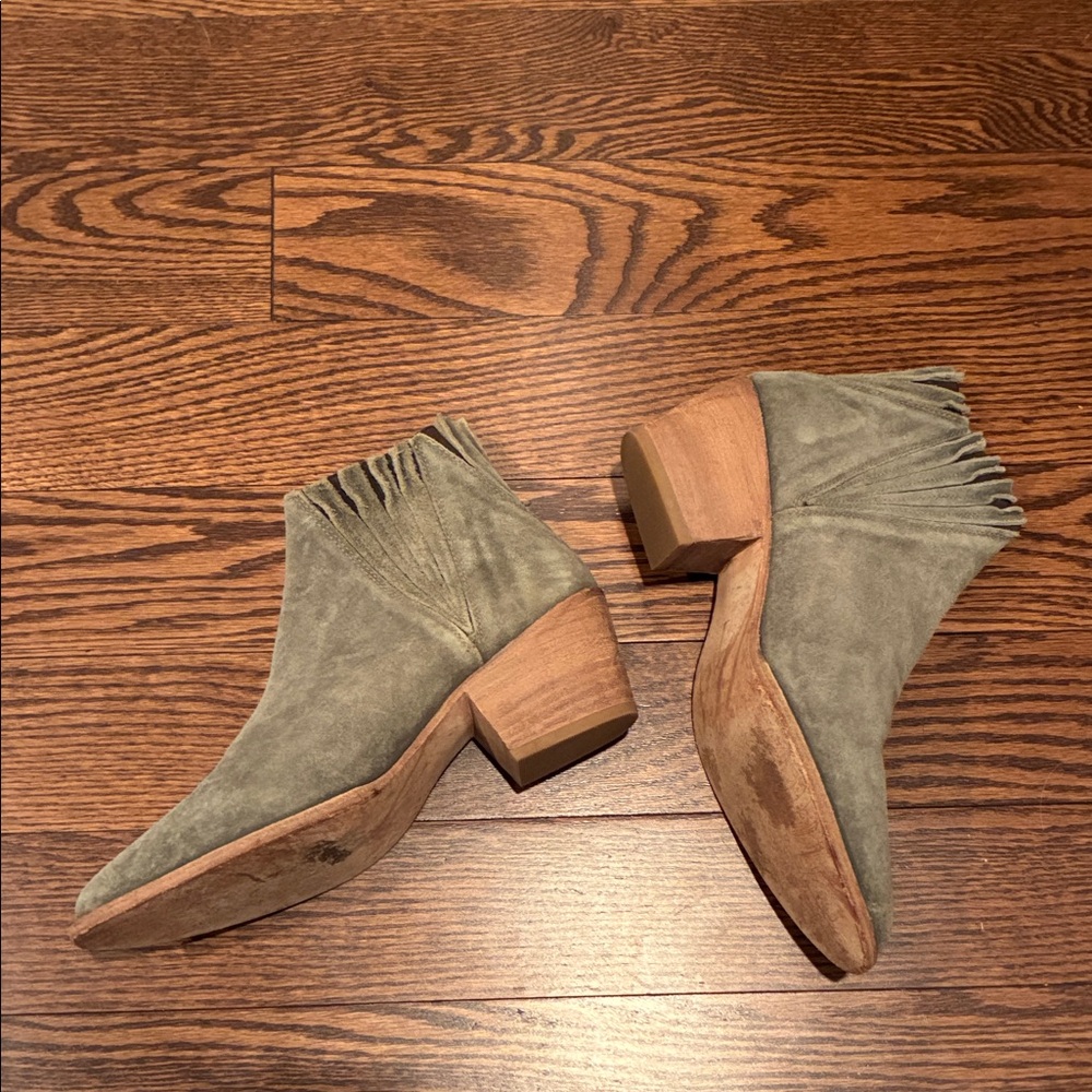 Free People Suede Ankle Boots
